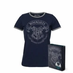 HARRY POTTER - T-Shirt PREMIUM Organic GIRL - Howgarts (L)
