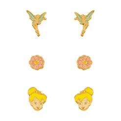 FEE CLOCHETTE - 3 Paires De Clous D'Oreilles - Laiton Plaqué -Homme & Co Soldes Boutique FIGSF00467YL 5