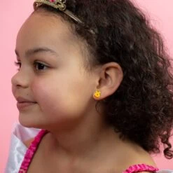 WINNIE L'OURSON - 3 Paires De Clous D'Oreilles - Laiton Plaqué -Homme & Co Soldes Boutique FIGSF00469YL 3