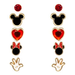 MINNIE - Set De 5 Paires De Clous D'Oreilles