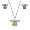 GROGU - Set Collier + 1 Paire De Boucles D'oreilles - 3 Pc.