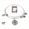 MARVEL - Women's Stainless Steel Spider-Man Expandable Charm Bracelet