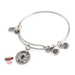 MARVEL - Women's Stainless Steel Spider-Man Expandable Charm Bracelet -Homme & Co Soldes Boutique FIGSPMNBRC01 3