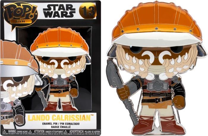 FUNKO STAR WARS - Pop Large Enamel Pin N° 13 - Lando Calrissian 1 FUNKO STAR WARS - Pop Large Enamel Pin N° 13 - Lando Calrissian