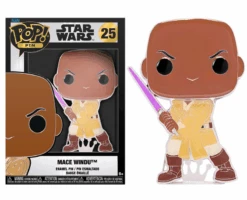 FUNKO STAR WARS - Pop Large Enamel Pin N° 25 - Mace Windu