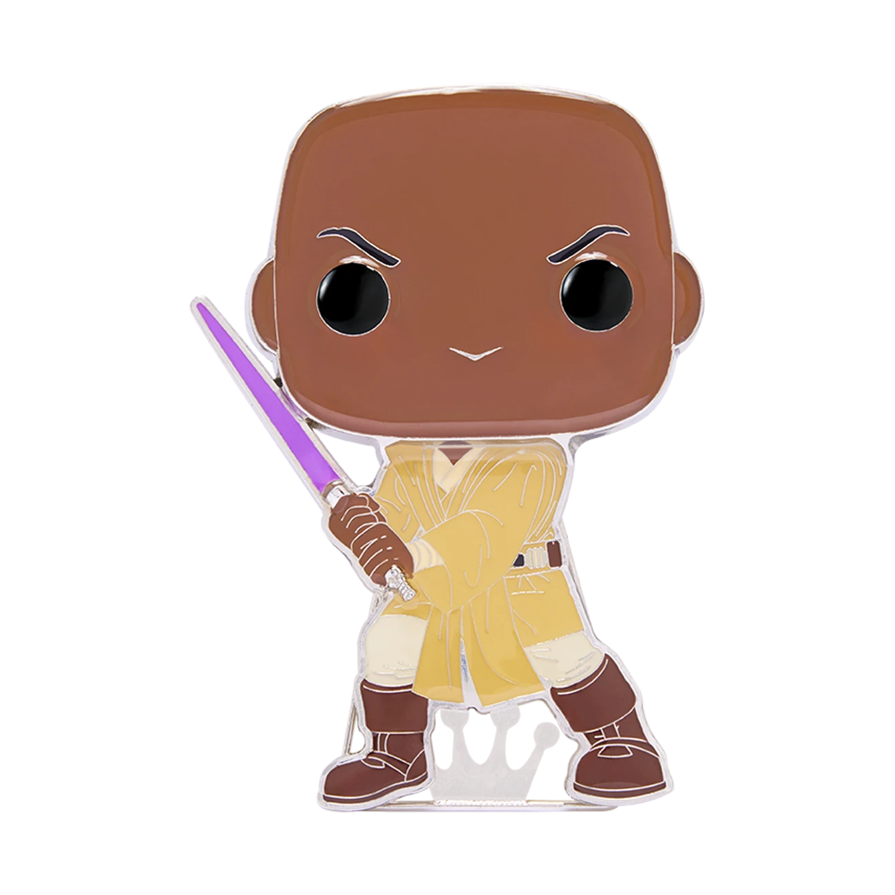 FUNKO STAR WARS - Pop Large Enamel Pin N° 25 - Mace Windu 2 FUNKO STAR WARS - Pop Large Enamel Pin N° 25 - Mace Windu – Image 2