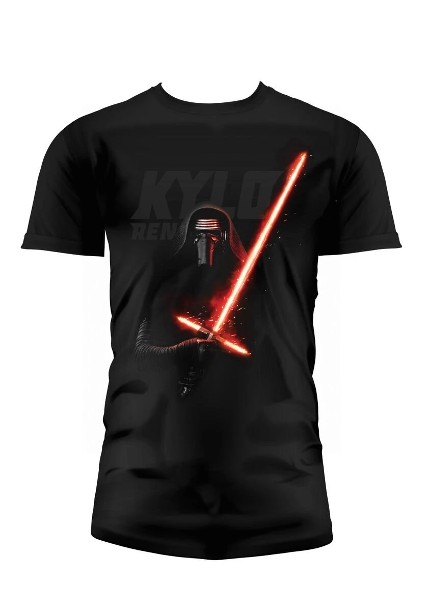 STAR WARS 7 - T-Shirt Kylo Lightsaber - Black (S) 2 STAR WARS 7 - T-Shirt Kylo Lightsaber - Black (S) – Image 2