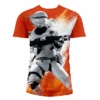 STAR WARS 7 - T-Shirt Flame Trooper FULL PRINT Orange (S)