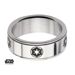 STAR WARS - Men's Stainless Steel Empire Symbol Spinner Ring - Size 10 -Homme & Co Soldes Boutique FIGSWISSPFR 3