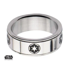 STAR WARS - Men's Stainless Steel Empire Symbol Spinner Ring - Size 10 -Homme & Co Soldes Boutique FIGSWISSPFR 6