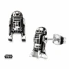 STAR WARS - Stainless Steel R2D2 3D Cast Stud Earrings