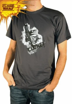 ABYstyle STAR WARS CLONE WARS - T-Shirt Clone With Gun (S)