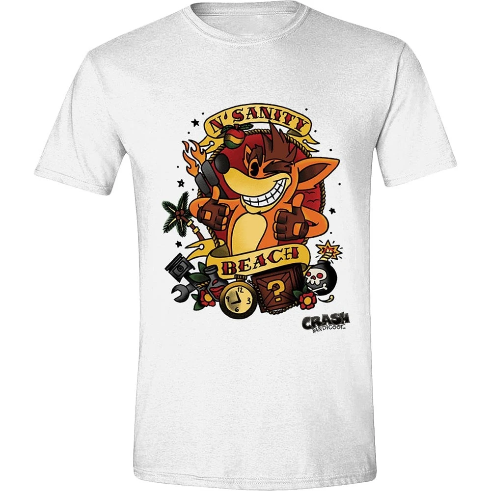 CRASH TEAM RACING - T-Shirt - Crash N'Sanity Beach (S) 1 CRASH TEAM RACING - T-Shirt - Crash N'Sanity Beach (S)