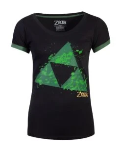 Difuzed ZELDA - T-Shirt Femme - Triforce Splatter (XL)