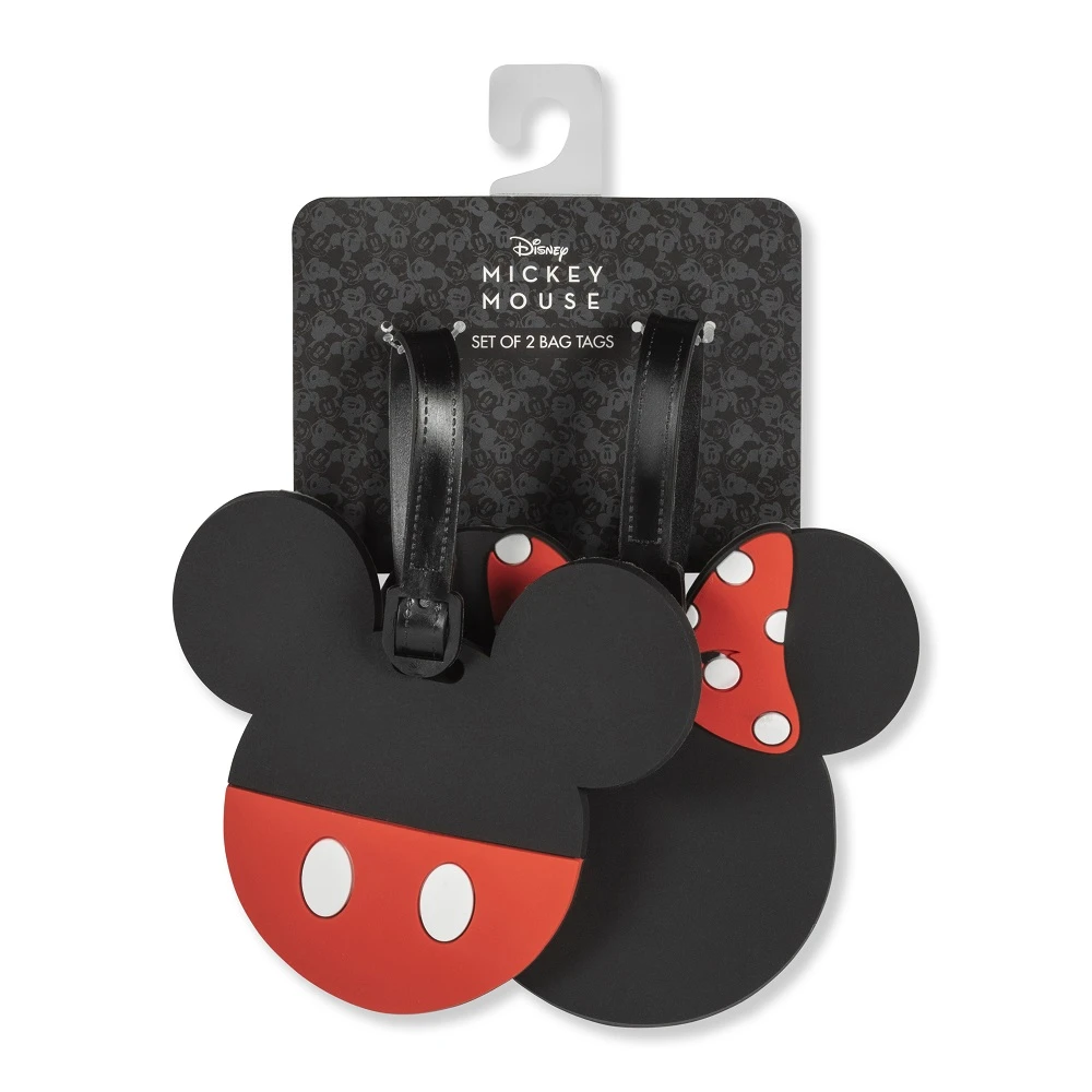 MICKEY & MINNIE - Set D'Etiquettes à Bagages - 2 Pc. 1 MICKEY & MINNIE - Set D'Etiquettes à Bagages - 2 Pc.