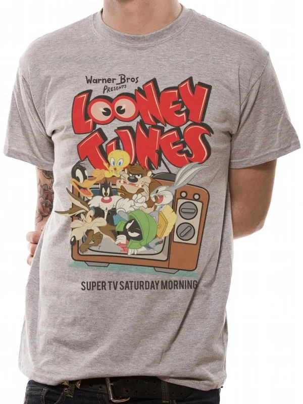 LOONEY TUNES - T-Shirt IN A TUBE- Retro TV (S) 1 LOONEY TUNES - T-Shirt IN A TUBE- Retro TV (S)