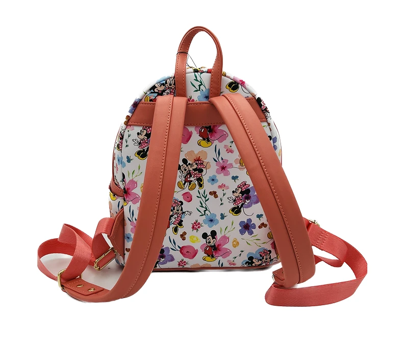 DISNEY - Minnie Mickey Floral - Mini Sac à Dos LoungeFly Exclusive Ed 3 DISNEY - Minnie Mickey Floral - Mini Sac à Dos LoungeFly Exclusive Ed – Image 3