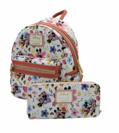 DISNEY - Minnie Mickey Floral - Mini Sac à Dos LoungeFly Exclusive Ed 7 DISNEY - Minnie Mickey Floral - Mini Sac à Dos LoungeFly Exclusive Ed -Homme & Co Soldes Boutique FIGWDBK2918 4