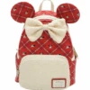 DISNEY - Minnie Plaid - Mini Sac à Dos LoungeFly 'Exclusive'
