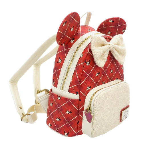 DISNEY - Minnie Plaid - Mini Sac à Dos LoungeFly 'Exclusive' 2 DISNEY - Minnie Plaid - Mini Sac à Dos LoungeFly 'Exclusive' – Image 2