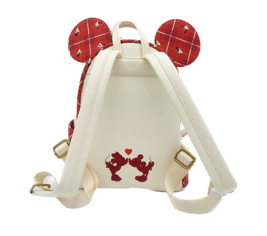 DISNEY - Minnie Plaid - Mini Sac à Dos LoungeFly 'Exclusive' 3 DISNEY - Minnie Plaid - Mini Sac à Dos LoungeFly 'Exclusive' – Image 3