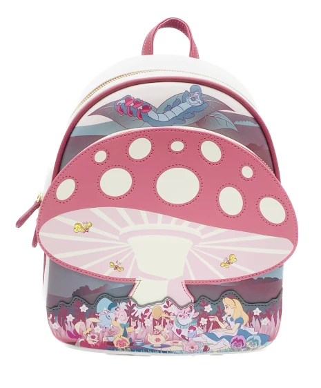 ALICE AU ... - Gros Champignon - Mini Sac à Dos LoungeFly 'Exclusive' 1 ALICE AU ... - Gros Champignon - Mini Sac à Dos LoungeFly 'Exclusive'