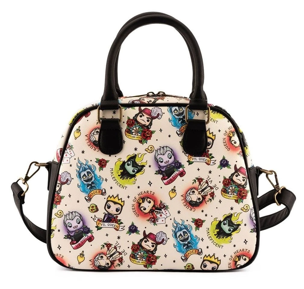 DISNEY - Villains Tattoo - Sac Bandoulière Loungefly 2 DISNEY - Villains Tattoo - Sac Bandoulière Loungefly – Image 2