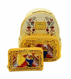 DISNEY - Fenêtre Belle & Bête - Portefeuille LoungeFly 'Exclusive Ed' -Homme & Co Soldes Boutique FIGWDWA2330 5