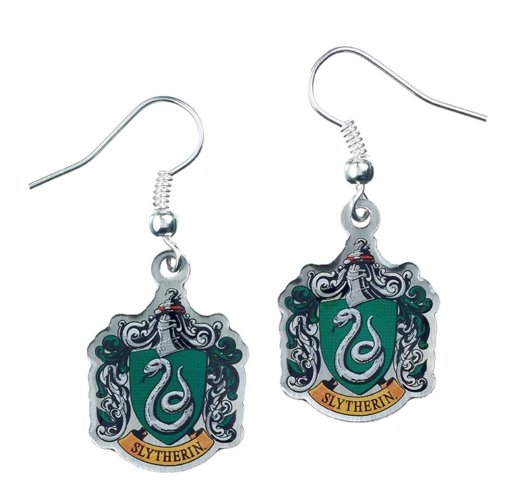 HARRY POTTER - Boucles D'oreilles Pendantes - Emblème Serpentard 1 HARRY POTTER - Boucles D'oreilles Pendantes - Emblème Serpentard
