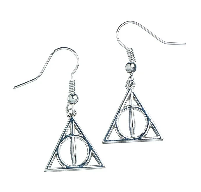 HARRY POTTER - Boucles D'oreilles Pendantes- Reliques De La Mort 1 HARRY POTTER - Boucles D'oreilles Pendantes- Reliques De La Mort