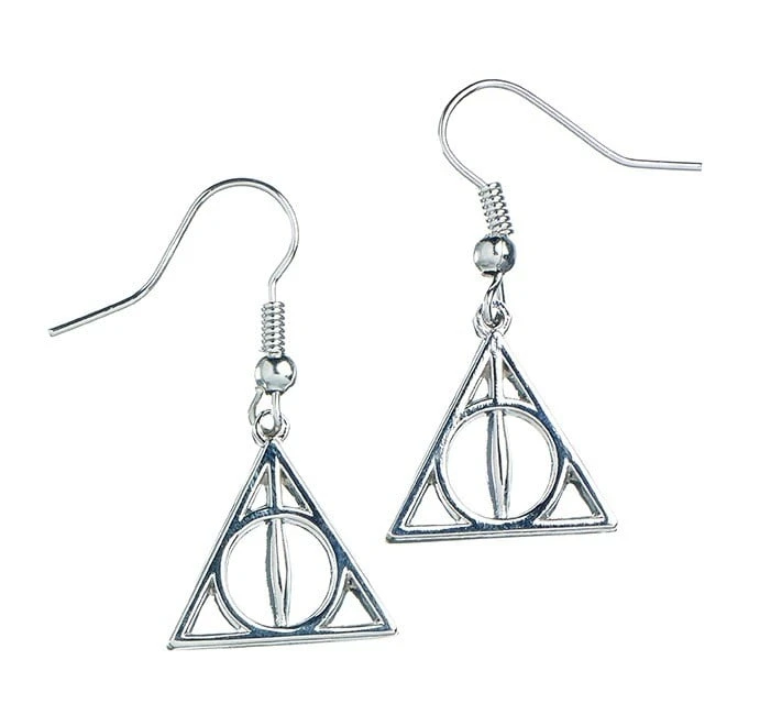 HARRY POTTER - Boucles D'oreilles Pendantes- Reliques De La Mort 2 HARRY POTTER - Boucles D'oreilles Pendantes- Reliques De La Mort – Image 2
