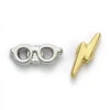 HARRY POTTER - Boucles D'Oreilles - Eclair Et Lunettes