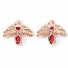 HARRY POTTER - Boucles D'Oreilles - Phénix Rose Gold
