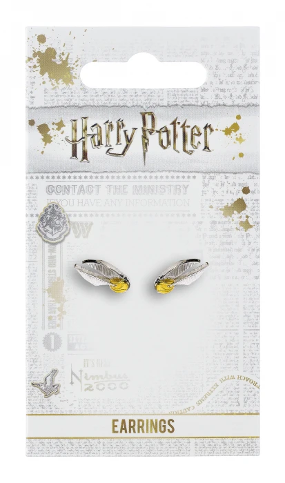 HARRY POTTER - Boucles D'Oreilles - Vif D'Or 2 HARRY POTTER - Boucles D'Oreilles - Vif D'Or – Image 2