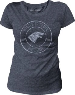 GAME OF THRONES - T-Shirt Stark Blason - GIRL (L)