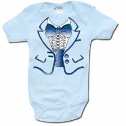 GEEK - Baby Body - Blue Suit Body (12 Month)